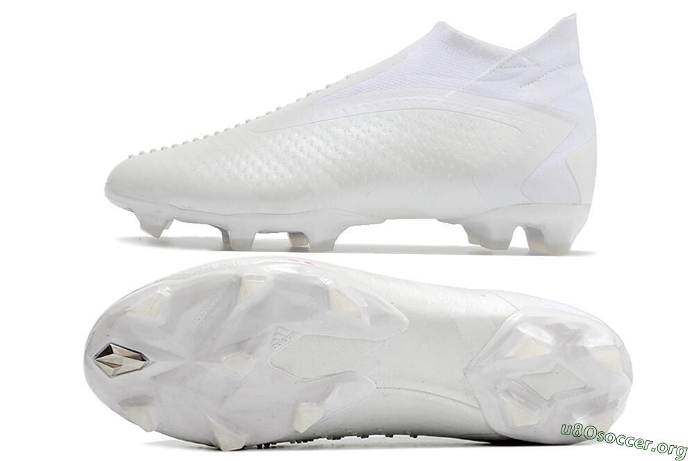 Adidas Predator Accuracy+ FG Football Boots - White/White 1