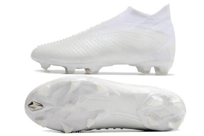 Adidas Predator Accuracy+ FG Football Boots - White/White