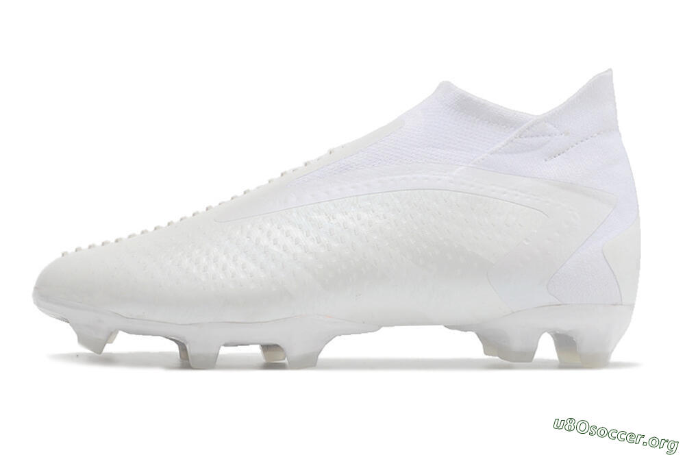 Adidas Predator Accuracy+ FG Football Boots - White/White 3