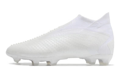 Adidas Predator Accuracy+ FG Football Boots - White/White