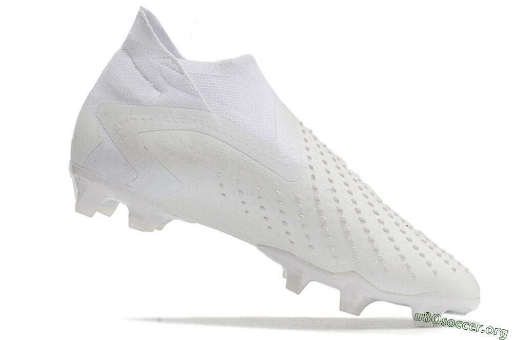Adidas Predator Accuracy+ FG Football Boots - White/White 4
