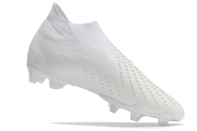 Adidas Predator Accuracy+ FG Football Boots - White/White