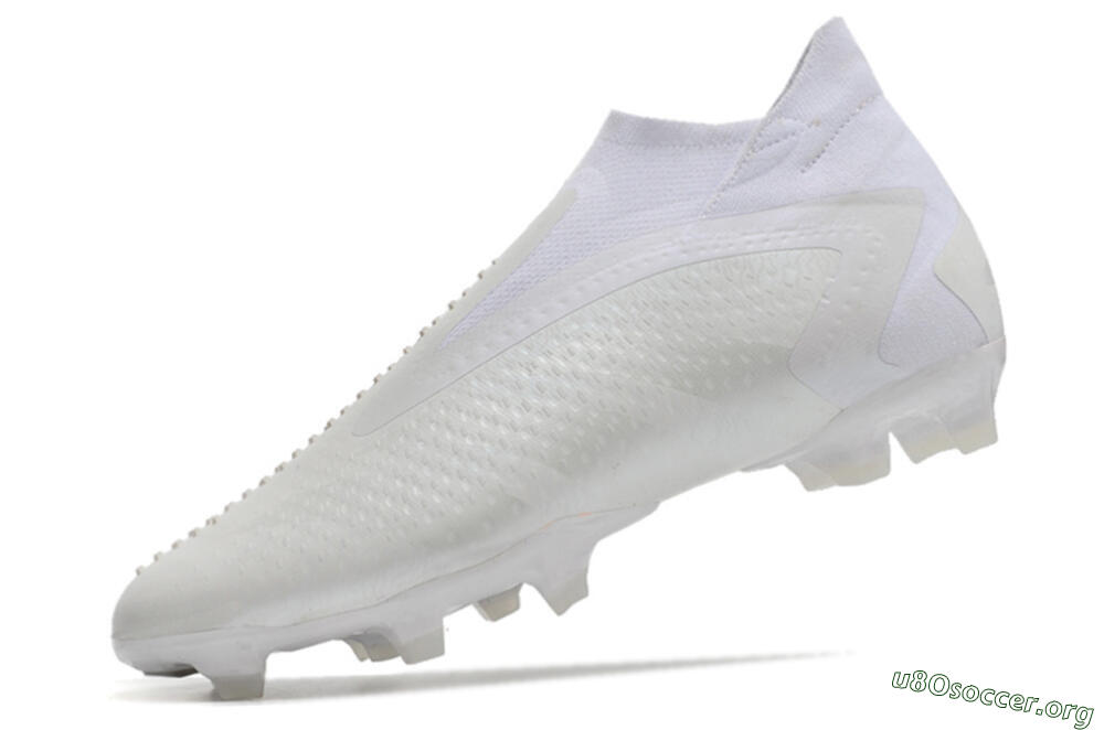 Adidas Predator Accuracy+ FG Football Boots - White/White 5