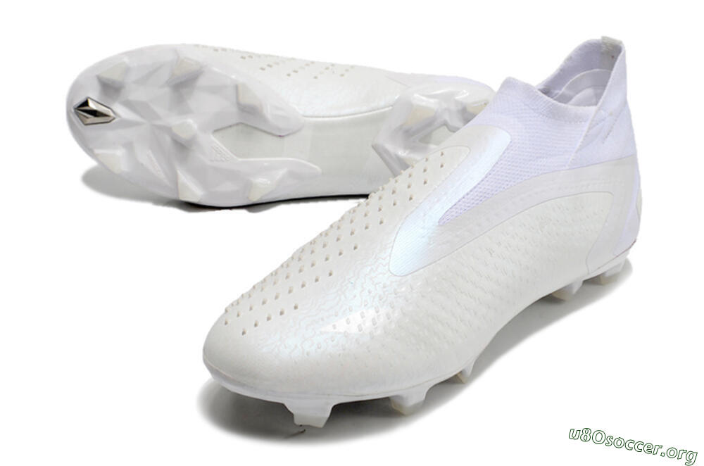 Adidas Predator Accuracy+ FG Football Boots - White/White 0