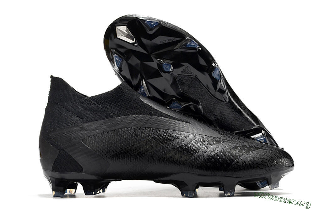 Adidas Predator Accuracy+ FG Football Boots - Black/Grey 2