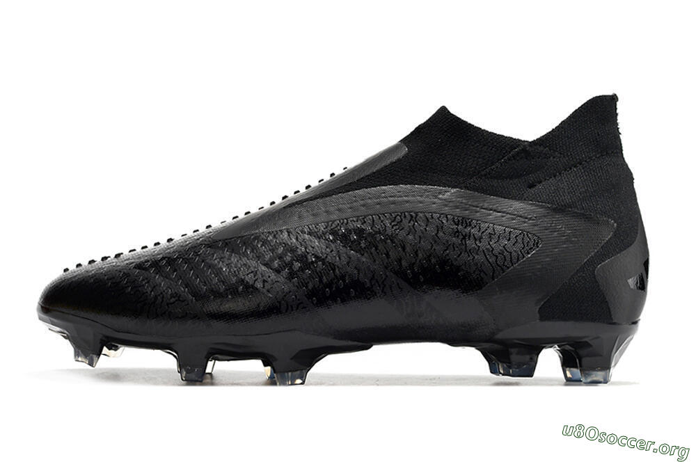 Adidas Predator Accuracy+ FG Football Boots - Black/Grey 3