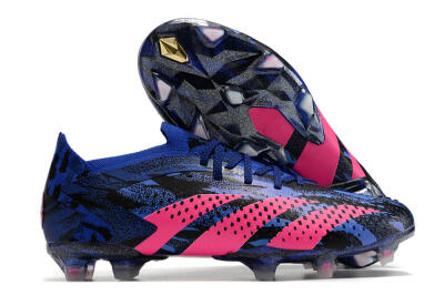 Adidas Predator Accuracy.1 Paul Pogba FG Football Boots - Blue/Black/Pink
