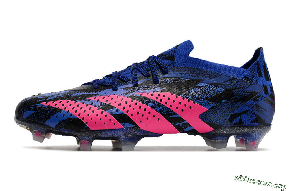 Adidas Predator Accuracy.1 Paul Pogba FG Football Boots - Blue/Black/Pink 3