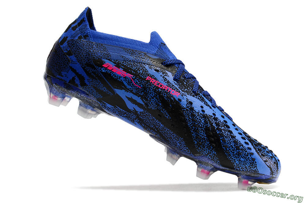 Adidas Predator Accuracy.1 Paul Pogba FG Football Boots - Blue/Black/Pink 4