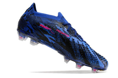 Adidas Predator Accuracy.1 Paul Pogba FG Football Boots - Blue/Black/Pink