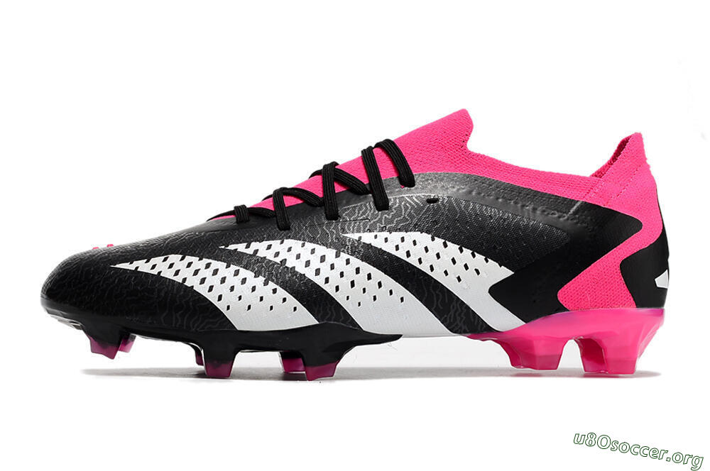 Adidas Predator Accuracy.1 FG Football Boots - Black/Pink/White 3