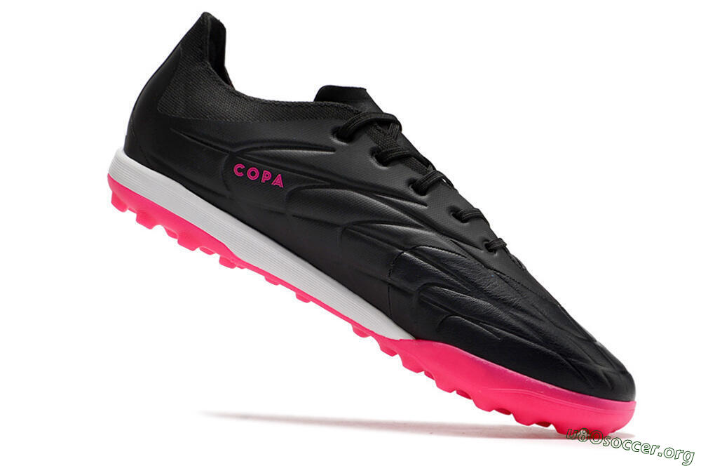Adidas Copa Pure.3 TF Football Shoes - Black/Pink/White 4
