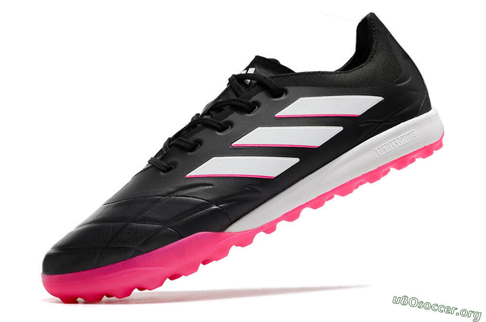 Adidas Copa Pure.3 TF Football Shoes - Black/Pink/White 5