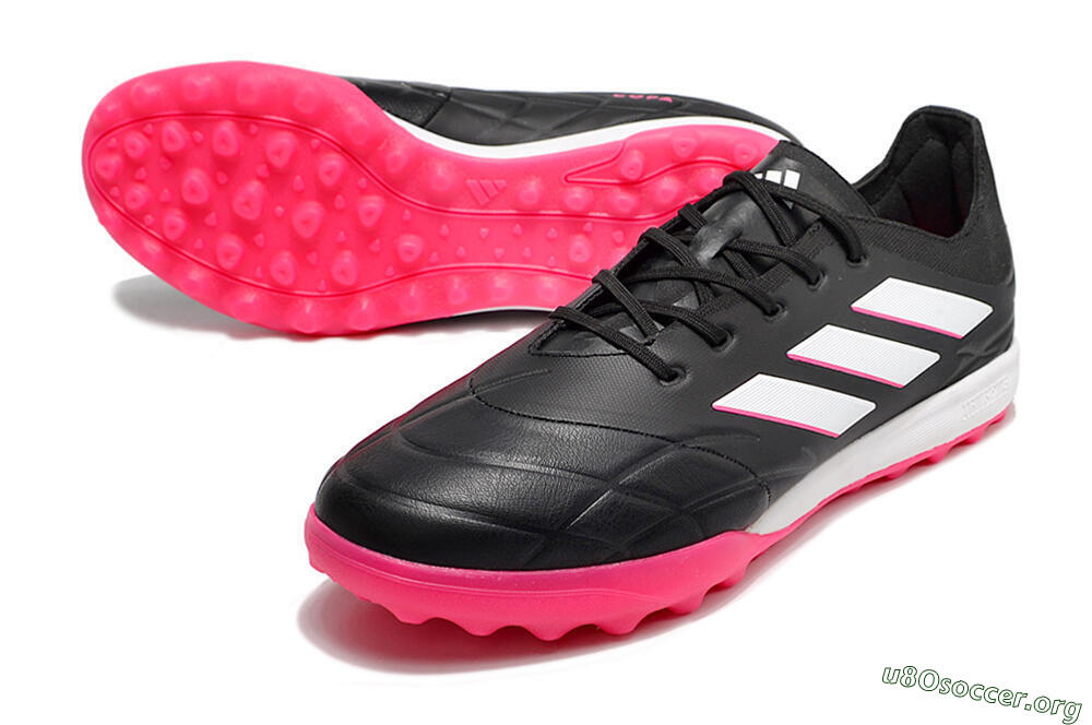 Adidas Copa Pure.3 TF Football Shoes - Black/Pink/White 0