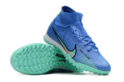 Nike Air Zoom Mercurial Superfly 9 Elite TF Football Shoes - Blue/Green/Black