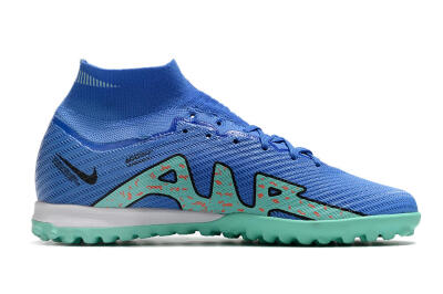 Nike Air Zoom Mercurial Superfly 9 Elite TF Football Shoes - Blue/Green/Black