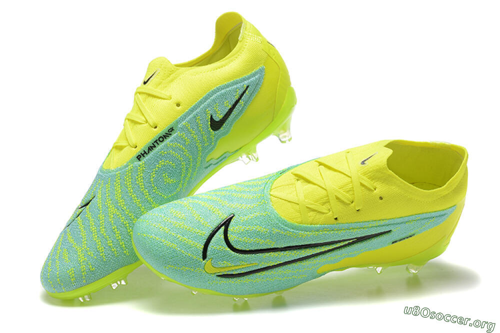 Nike Phantom GX Elite FG Football Boots - Green/Blue/Black 6