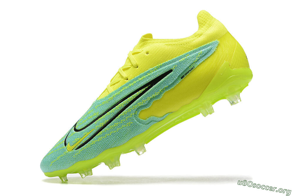 Nike Phantom GX Elite FG Football Boots - Green/Blue/Black 8