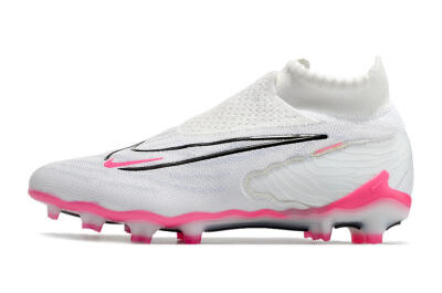 Nike Phantom GX Elite DF FG Football Boots - White/Black/Pink