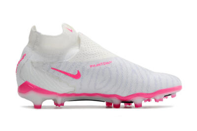 Nike Phantom GX Elite DF FG Football Boots - White/Black/Pink