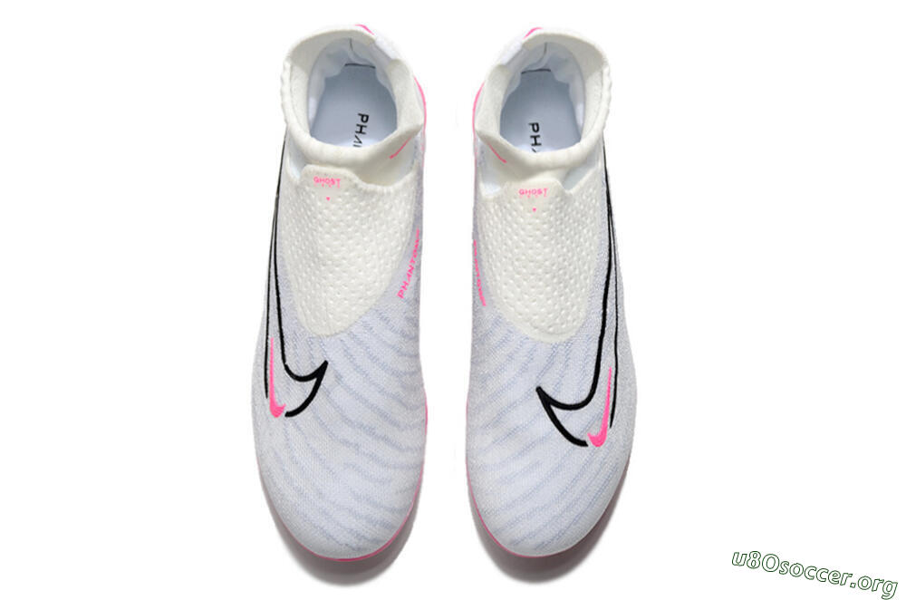 Nike Phantom GX Elite DF FG Football Boots - White/Black/Pink 5