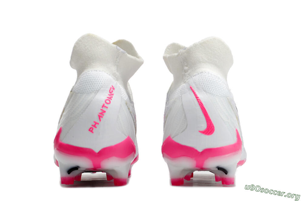 Nike Phantom GX Elite DF FG Football Boots - White/Black/Pink 6