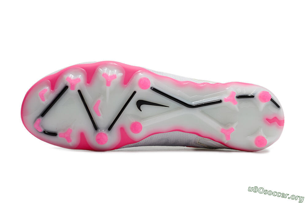 Nike Phantom GX Elite DF FG Football Boots - White/Black/Pink 7