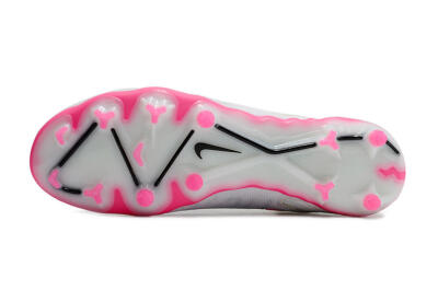 Nike Phantom GX Elite DF FG Football Boots - White/Black/Pink