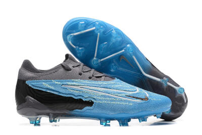 Nike Phantom GX Elite FG Football Boots - Blue/Grey/White