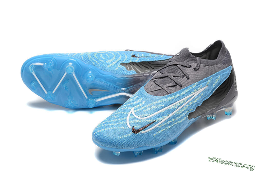 Nike Phantom GX Elite FG Football Boots - Blue/Grey/White 0