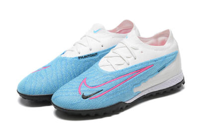 Nike Phantom GX Elite TF Football Shoes - Blue/White/Pink