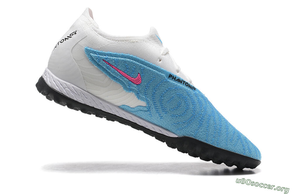 Nike Phantom GX Elite TF Football Shoes - Blue/White/Pink 7
