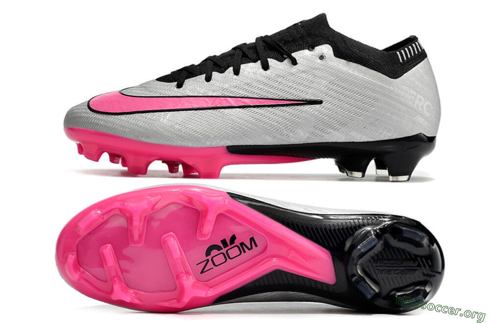 Nike Mercurial Vapor 15 Elite FG Football Boots - Silver/Black/Pink 1