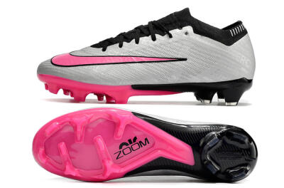 Nike Mercurial Vapor 15 Elite FG Football Boots - Silver/Black/Pink