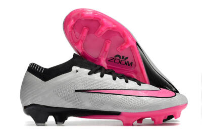 Nike Mercurial Vapor 15 Elite FG Football Boots - Silver/Black/Pink