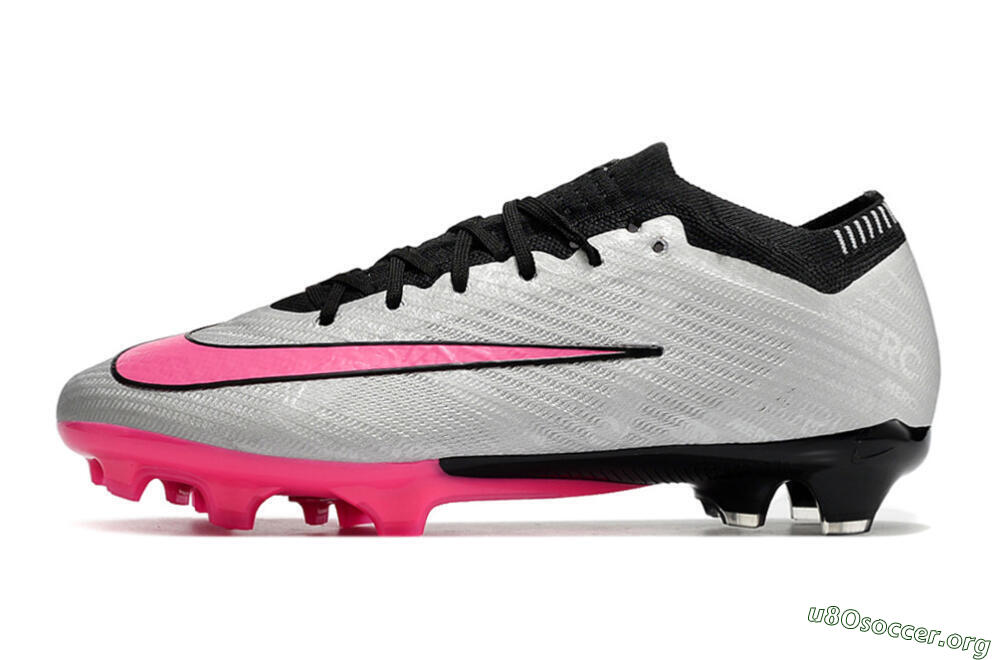 Nike Mercurial Vapor 15 Elite FG Football Boots - Silver/Black/Pink 3