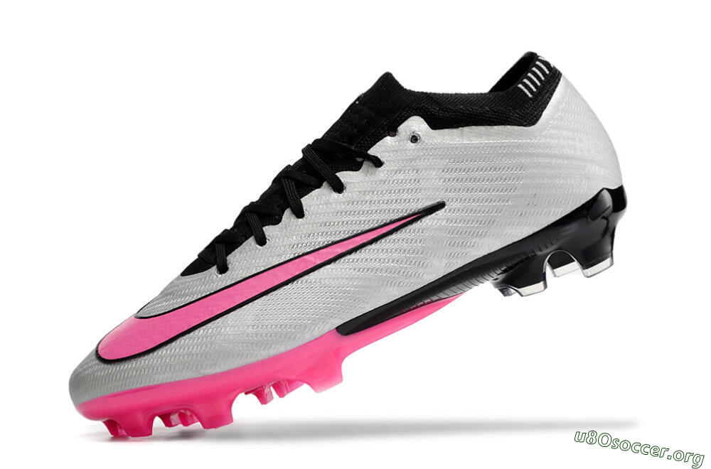 Nike Mercurial Vapor 15 Elite FG Football Boots - Silver/Black/Pink 5