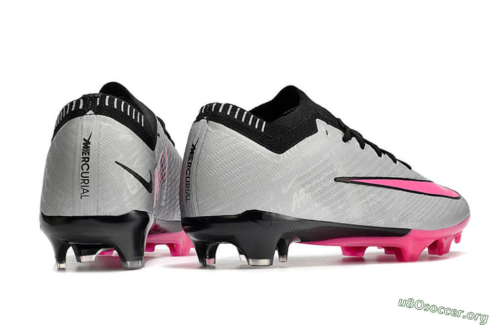 Nike Mercurial Vapor 15 Elite FG Football Boots - Silver/Black/Pink 6