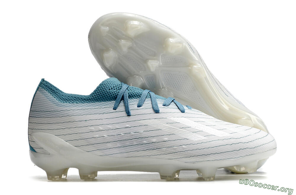 Adidas X Speedportal.1 2022 World Cup FG Football Boots - White/Blue 2