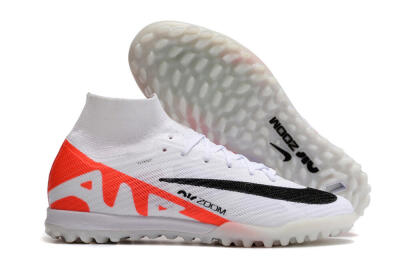 Nike Air Zoom Mercurial Superfly 9 Elite TF Football Shoes - White/Black/Red