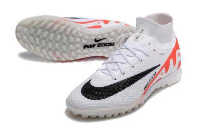 Nike Air Zoom Mercurial Superfly 9 Elite TF Football Shoes - White/Black/Red