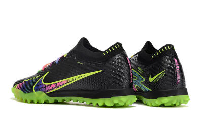 Nike Air Zoom Mercurial Vapor 15 Elite TF Football Shoes - Black/Green/Pink