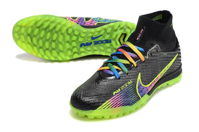 Nike Air Zoom Mercurial Superfly 9 Elite TF Football Shoes - Black/Green/Pink