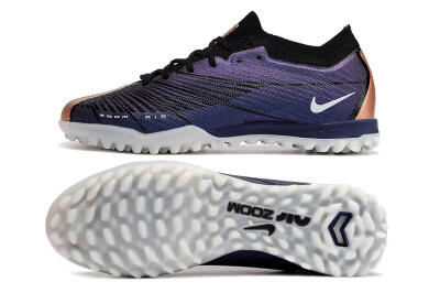 Nike Air Zoom Mercurial Vapor 15 Elite TF Football Shoes - Purple/Black