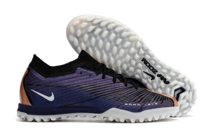 Nike Air Zoom Mercurial Vapor 15 Elite TF Football Shoes - Purple/Black