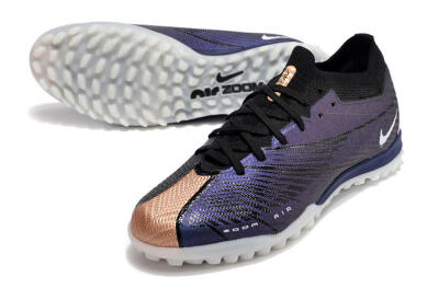 Nike Air Zoom Mercurial Vapor 15 Elite TF Football Shoes - Purple/Black