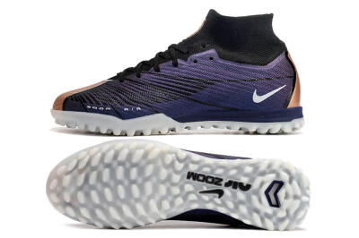 Nike Air Zoom Mercurial Superfly 9 Elite TF Football Shoes - Purple/Black