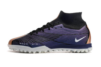 Nike Air Zoom Mercurial Superfly 9 Elite TF Football Shoes - Purple/Black
