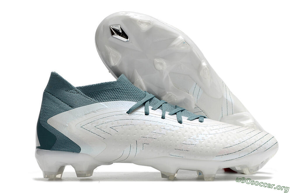 Adidas Predator Accuracy 23.1 FG Football Boots - White/Green 2