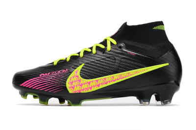 Nike Air Zoom Mercurial Superfly 9 Elite FG Football Boots - Black/Yellow/Pink